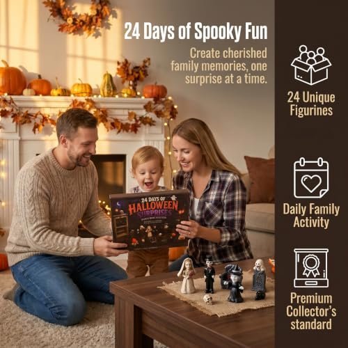 Halloween advent calendar with 24 resin mini figurines — Image 6 of 8