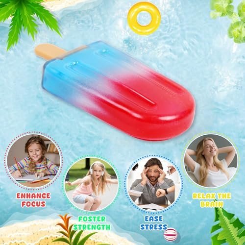 4.8 inch popsicle squishy with malt sugar core in hand — Image 6 of 10