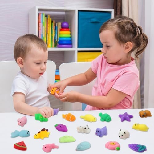 30 pack kawaii squishy toys in assorted mini animal shapes — Image 6 of 11