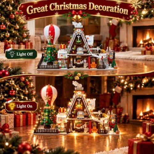 Gingerbread house and train advent calendar building blocks — Image 6 of 8