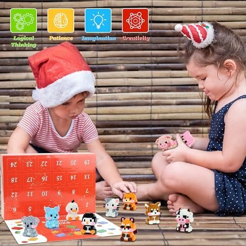 Advent calendar 2026 with 24 mini animal block builds — Image 6 of 8