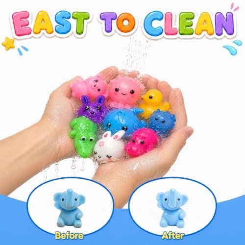 120 pack mochi squishy toys in assorted kawaii shapes — Image 6 of 11