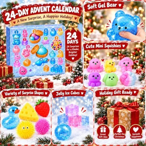 Squishy advent calendar 2026 with 24 surprise toys — Image 6 of 10