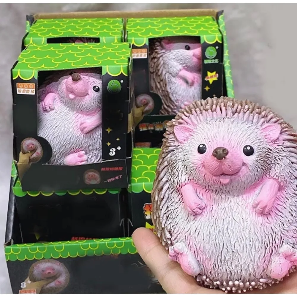 Soft realistic hedgehog squishy stress ball toy — Image 6 of 7