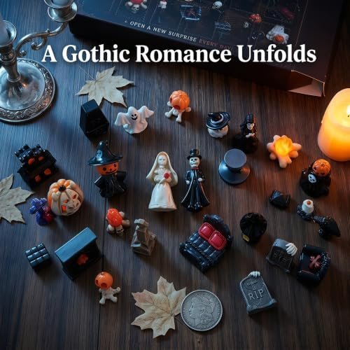 Halloween advent calendar with 24 resin mini figurines — Image 7 of 8
