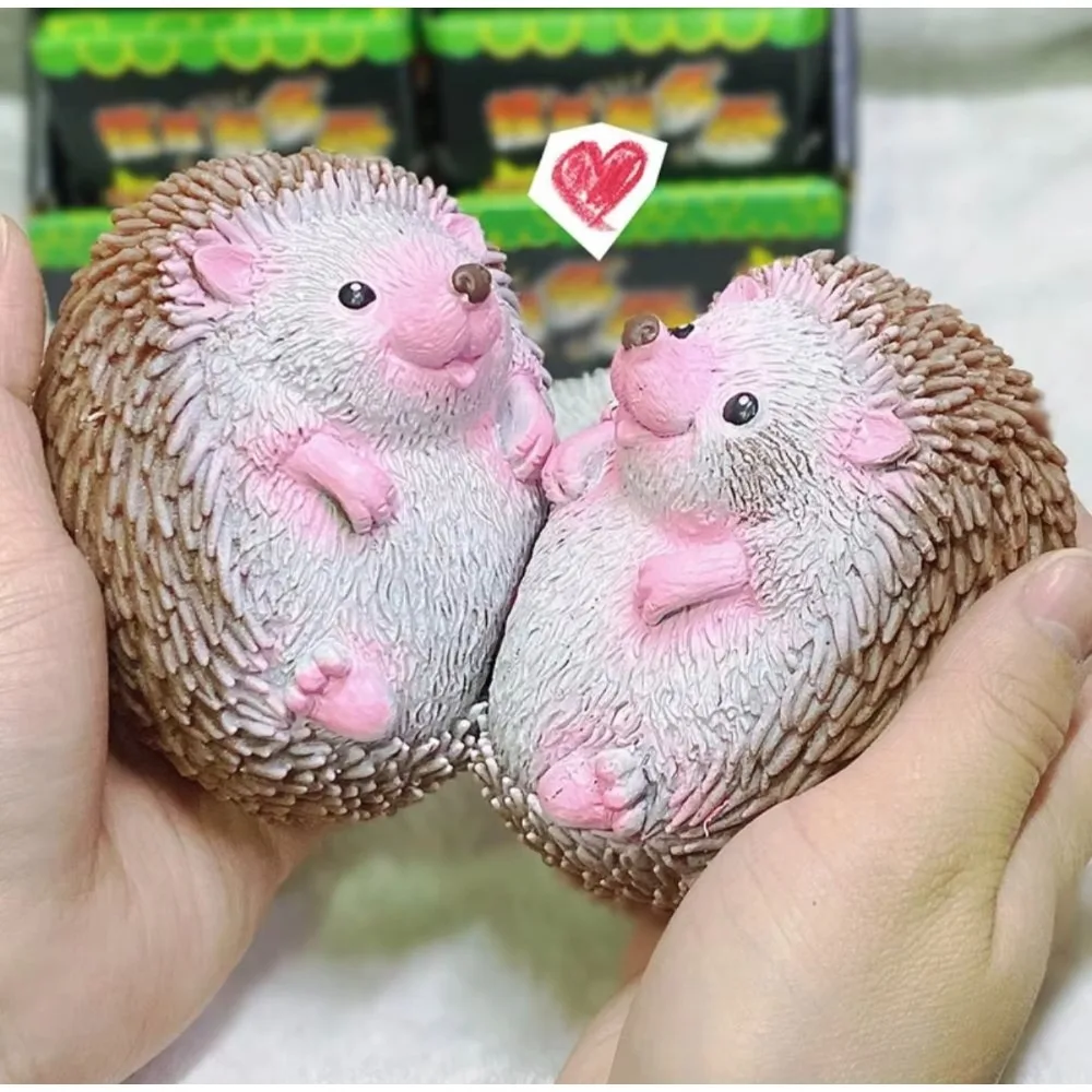 Soft realistic hedgehog squishy stress ball toy — Image 7 of 7
