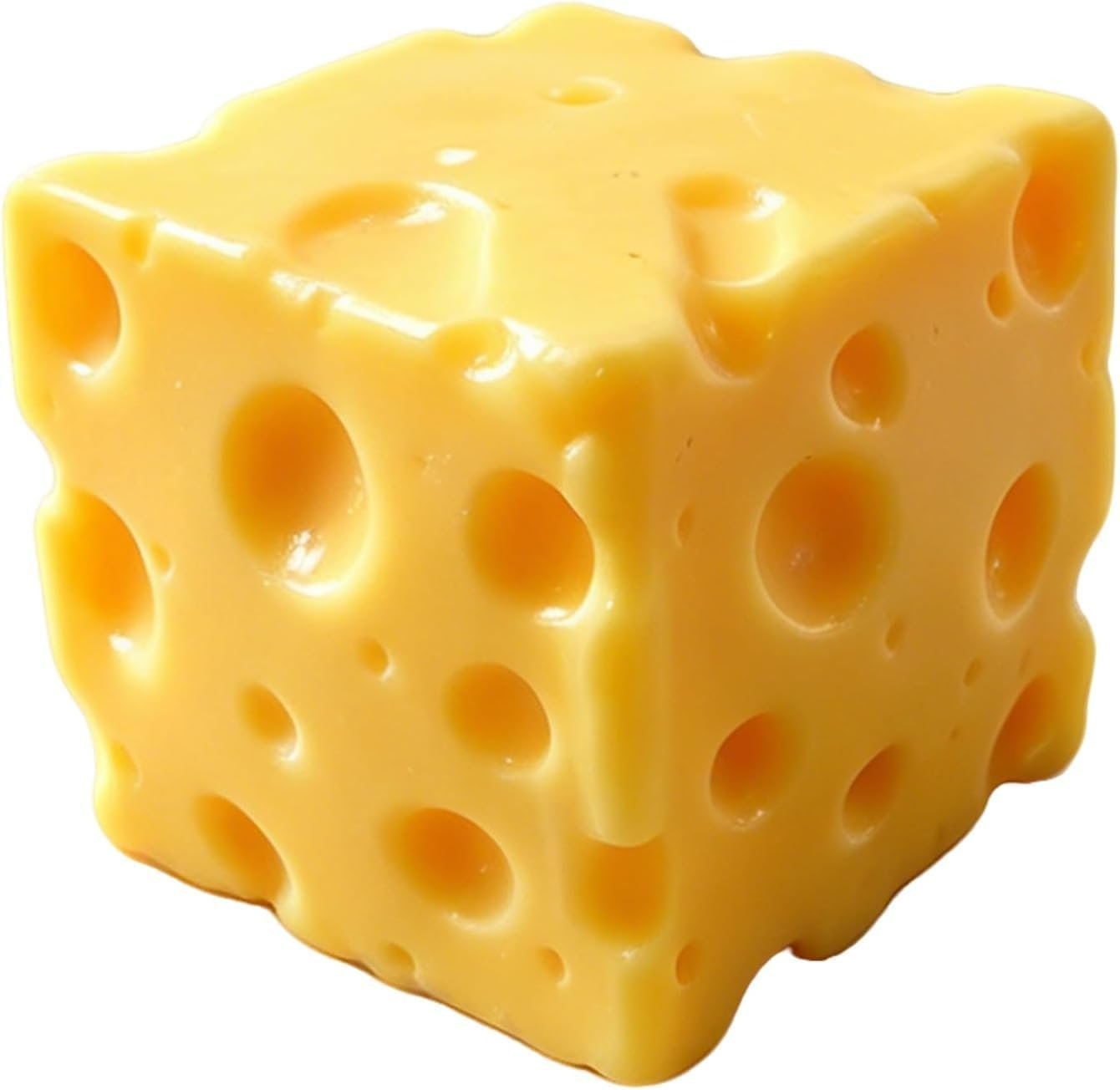 Yellow cheese squishy stress relief fidget toy for adults — Image 8 of 10