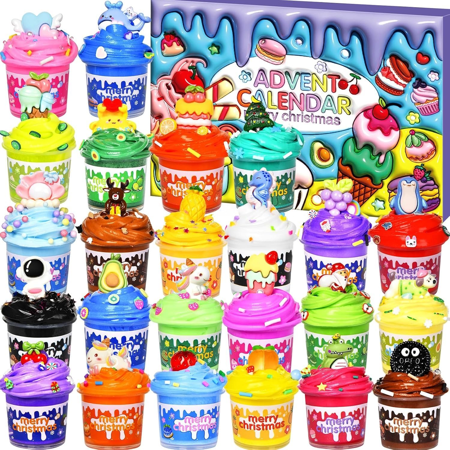 Slime advent calendar with 24 days of slime surprises — Image 8 of 8