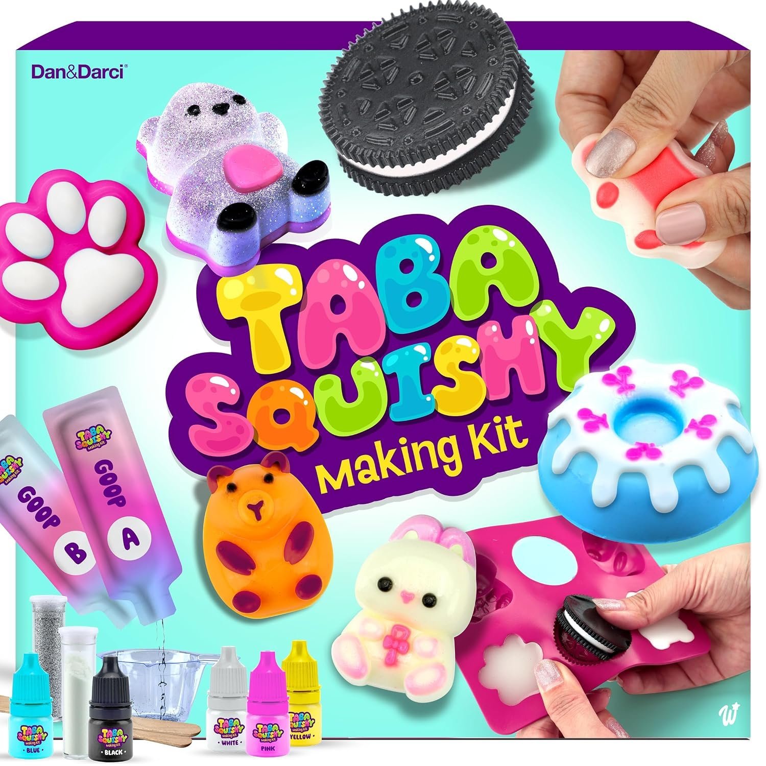 Taba squishy making kit mold with six DIY squishies — Image 8 of 11