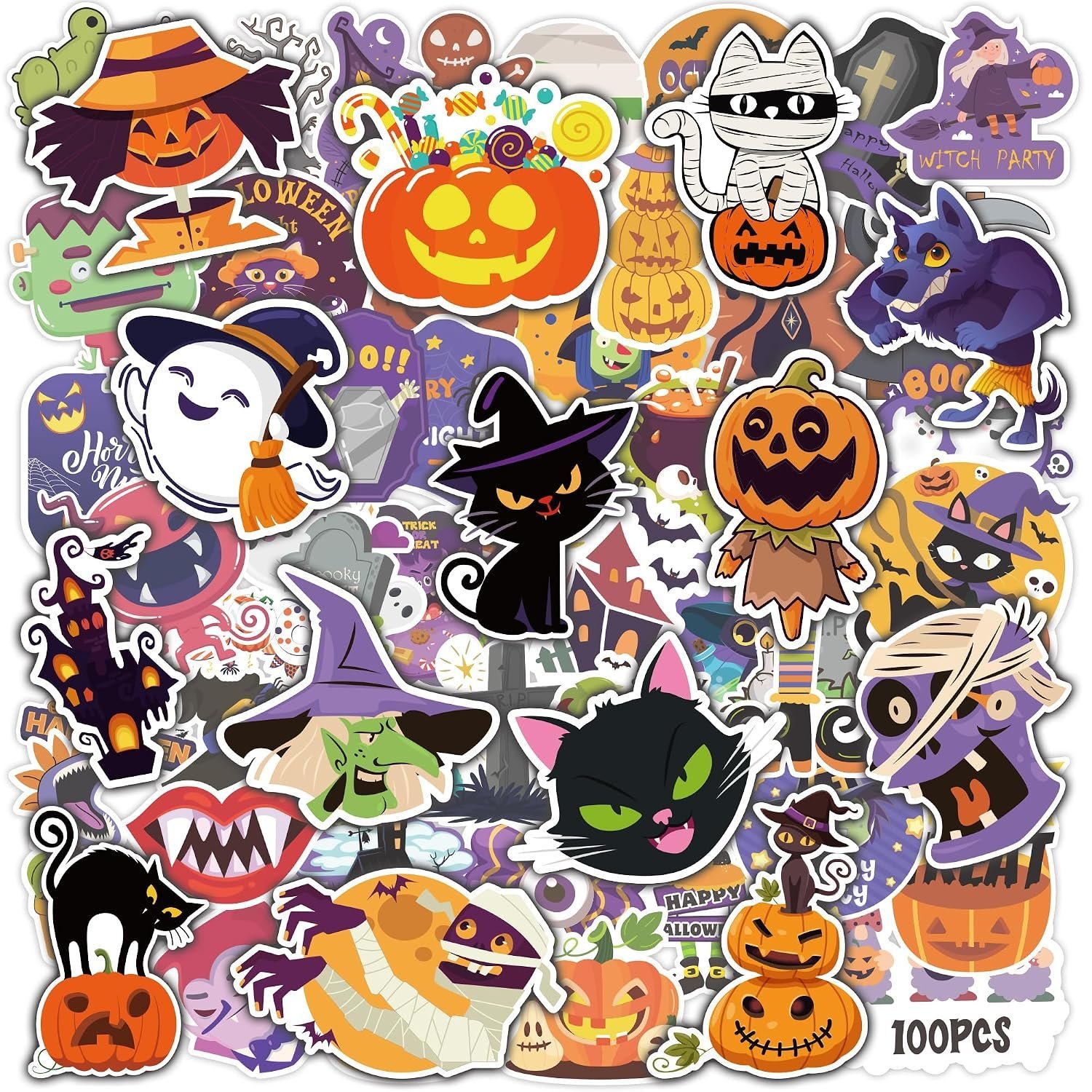 24 mini Halloween mochi squishy toys in a gift box — Image 8 of 9