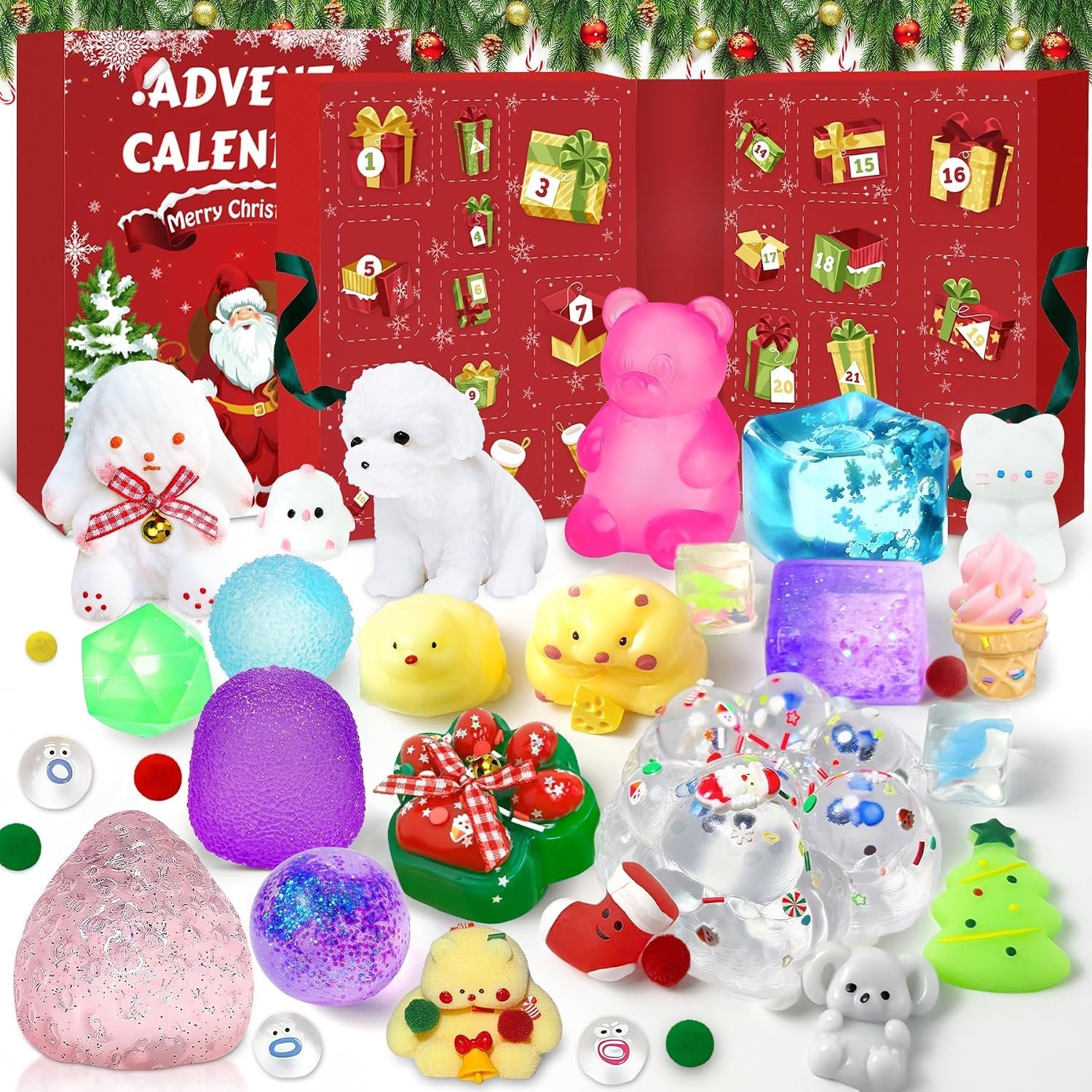 Advent calendar 2026 with 24 kawaii squishy toys inside — Image 9 of 11