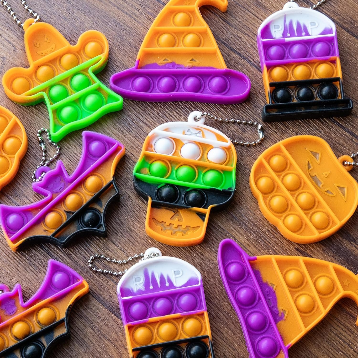 24 mini Halloween mochi squishy toys in a gift box — Image 9 of 9