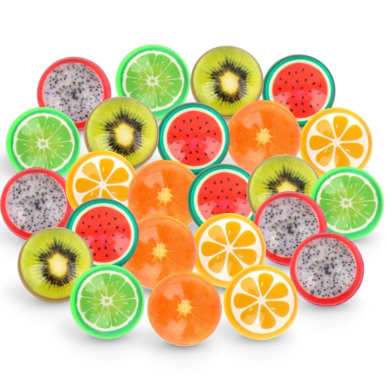 Fruit mochi squishy toys — watermelon, grape and cherry — Image 10 of 11