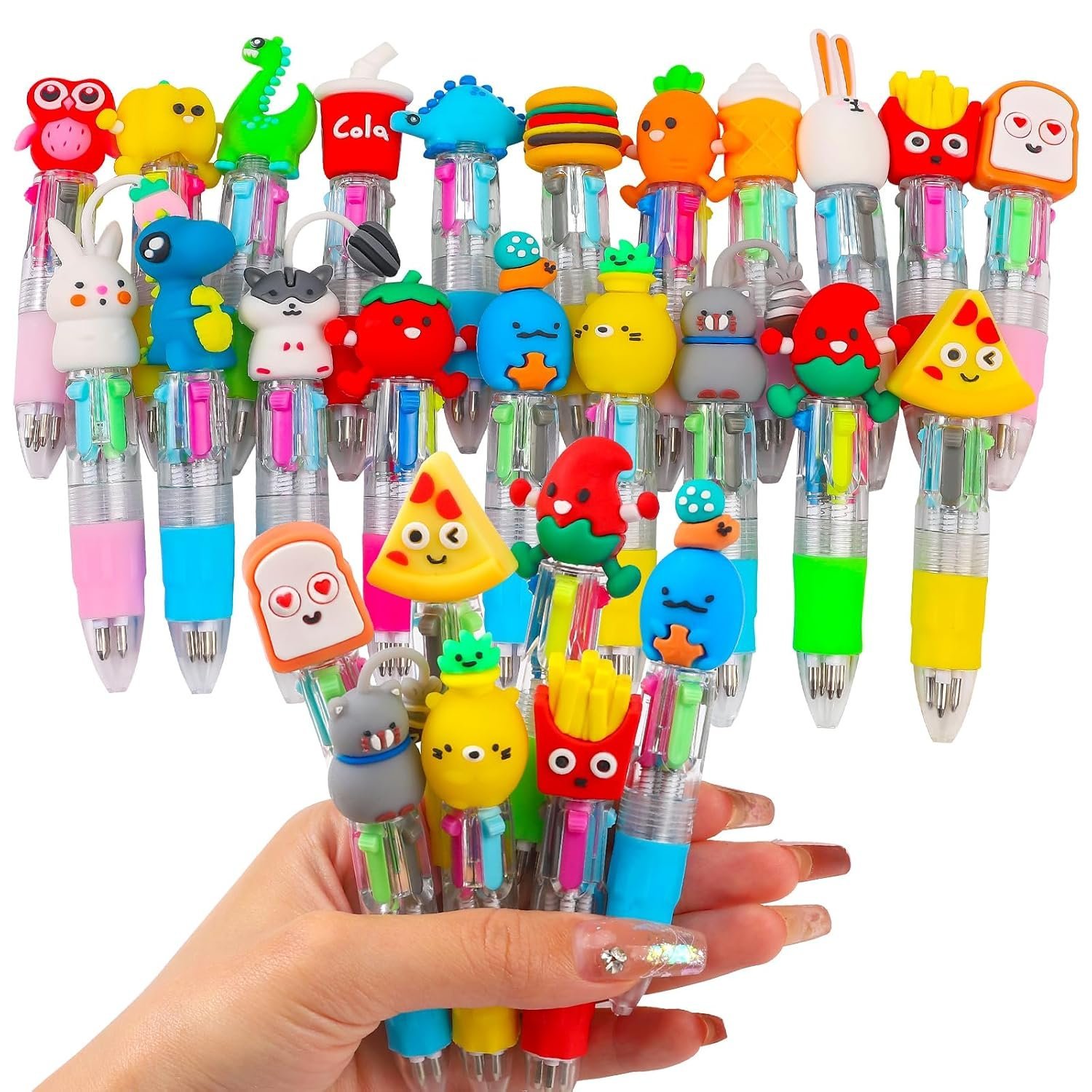30 pack kawaii squishy toys in assorted mini animal shapes — Image 11 of 11