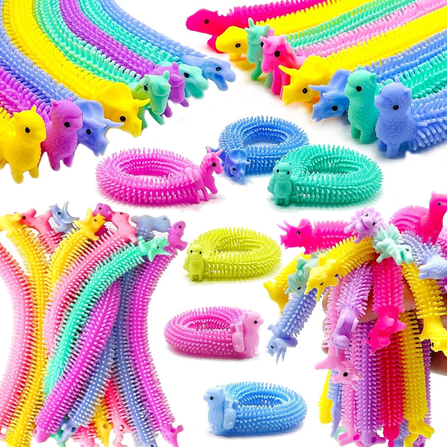 24 kawaii animal squishy toys in a colorful pile — Image 10 of 10