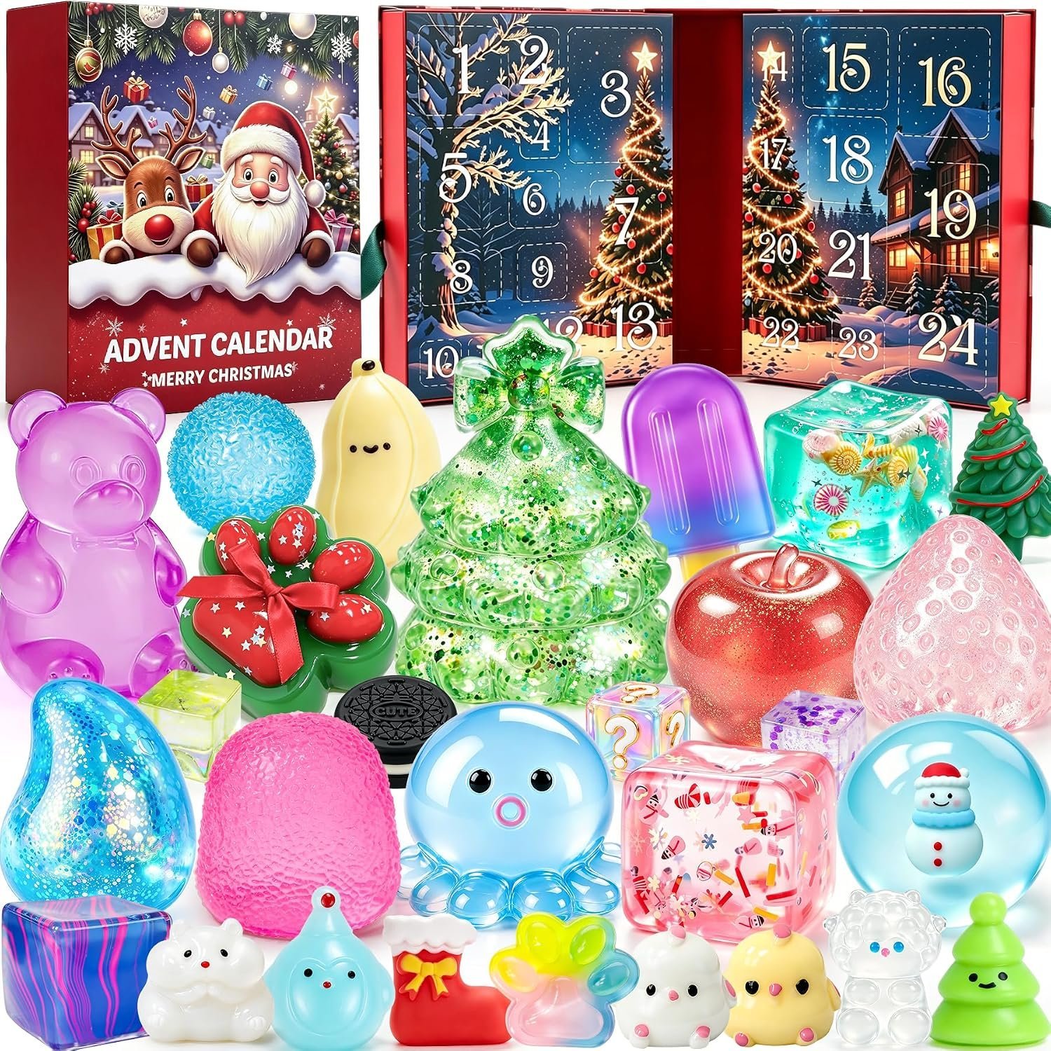 Advent calendar 2026 with 24 kawaii squishy toys inside — Image 11 of 11